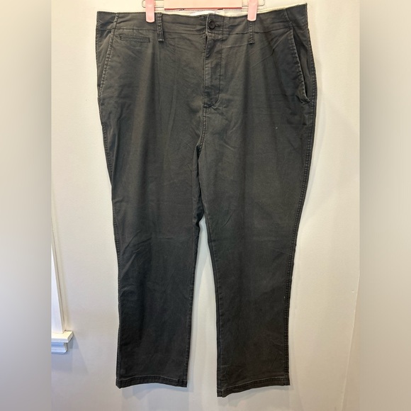 Old Navy Khaki Lived in Straight Pants (Built in Flex) - Picture 2 of 7